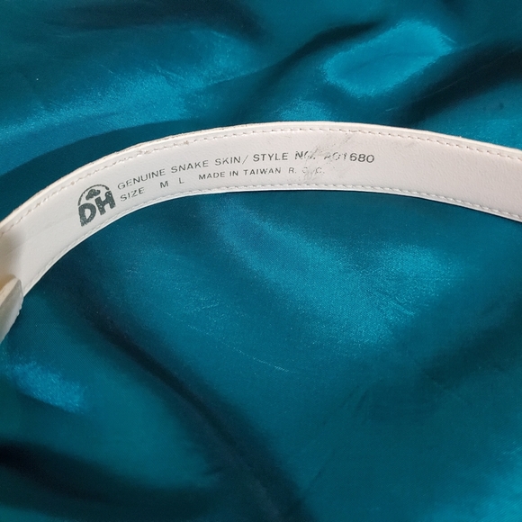 DH Genuine Snake Skin Belt - Picture 6 of 6